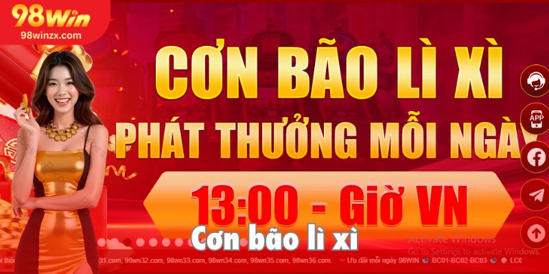 Cơn mưa lì xì dành tặng cho tất cả hội viên