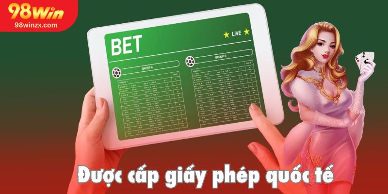 Nhà cái được đảm bảo hoạt động từ giấy phép cá cược uy tín