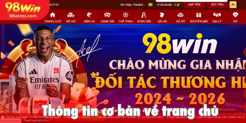 Thông tin tổng quát về nhà cái 98win cho hội viên mới