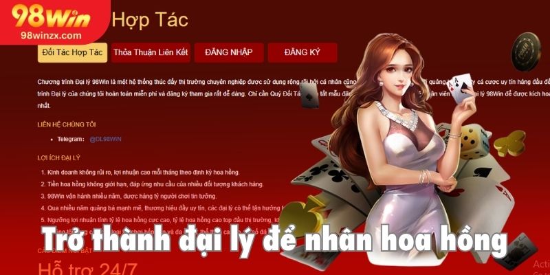 Hợp tác cùng hệ thống để có cơ hội nhận hoa hồng trọn đời