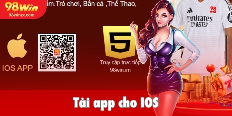 Tải app 98win về dòng điện thoại chạy hệ điều hành iOS