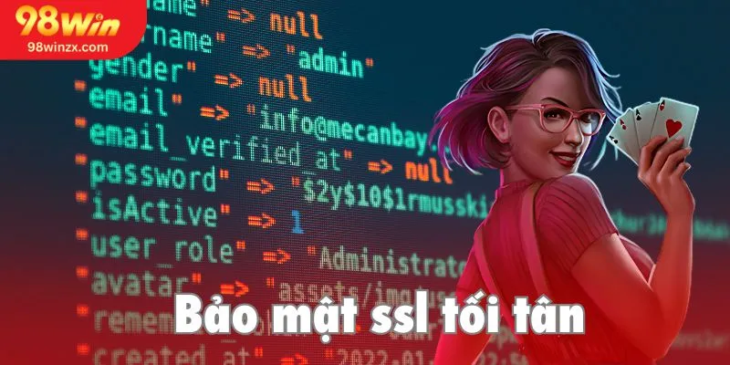 Trang chủ tích hợp hệ thống bảo mật SSL chặt chẽ
